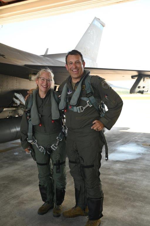 Molly and F-16 Pilot
